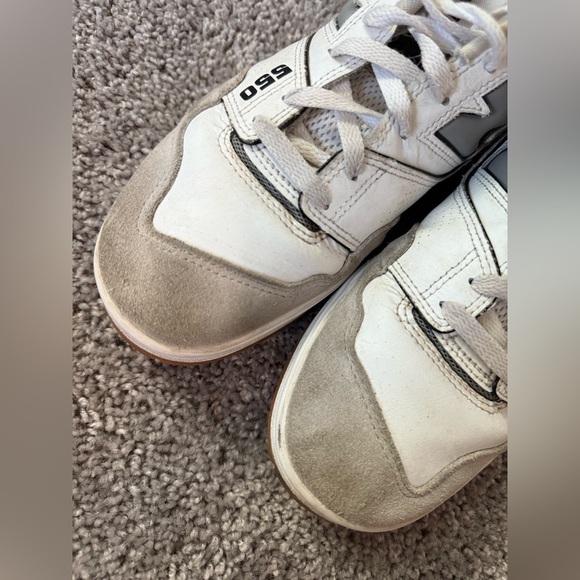 New Balance 550 Athletic Shoe - White / Slate Grey / Brighton Grey - Picture 7 of 10